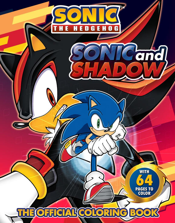 SONIC AND SHADOW THE OFFICIAL COLORING BOOK TP