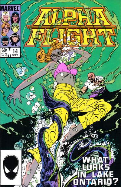 Alpha Flight 1983 #14 Direct ed. - back issue - $4.00