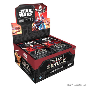 STAR WARS: UNLIMITED - TWILIGHT OF THE REPUBLIC BOOSTER BOX 24 Packs