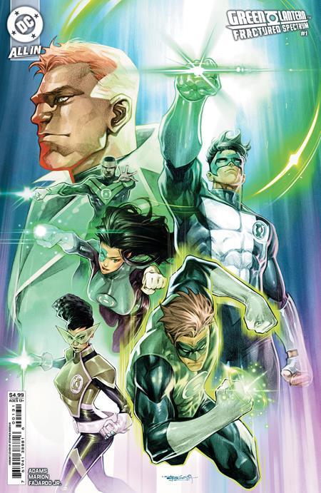 GREEN LANTERN FRACTURED SPECTRUM #1 ONE SHOT CVR B STEPHEN SEGOVIA CARD STOCK VAR