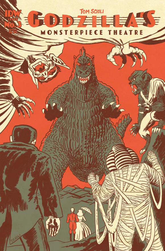 GODZILLAS MONSTERPIECE THEATRE #3 COVER A SCIOLI CVR A