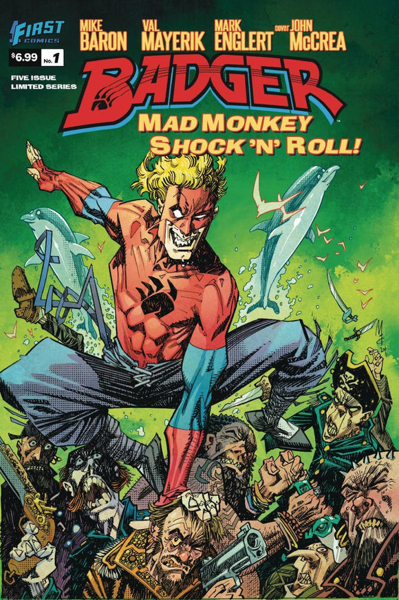 BADGER MAD MONKEY SHOCK N ROLL #1 OF 5 CVR A