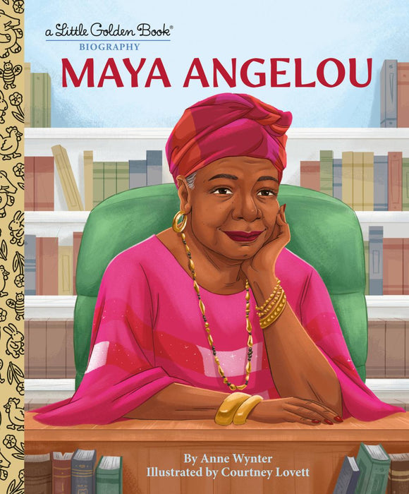 MAYA ANGELOU A LITTLE GOLDEN BOOK BIOGRAPHY HC