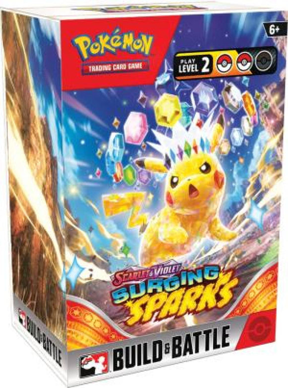 Pokemon TCG: Scarlet & Violet - Surging Sparks Build & Battle Box SINGLE