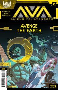 ALIENS VS AVENGERS #2 ESAD RIBIC 2ND PRINTING VAR CVR A