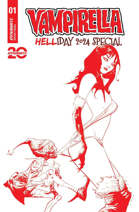 VAMPIRELLA HELLIDAY 2024 SP #1 CVR K FOC BONUS RED LEE LINE