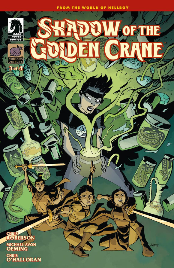 SHADOW OF THE GOLDEN CRANE #3 CVR A MICHAEL AVON OEMING