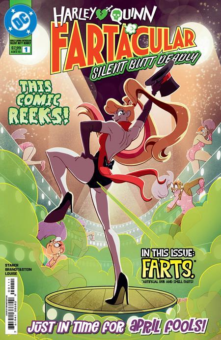 HARLEY QUINN FARTACULAR SILENT BUTT DEADLY #1 ONE SHOT CVR A TED BRANDT AND RO STEIN