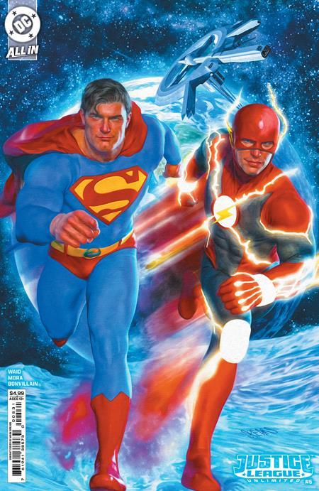JUSTICE LEAGUE UNLIMITED #5 CVR C MARK SPEARS CARD STOCK VAR