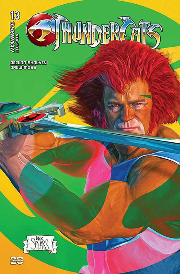 THUNDERCATS #13 CVR Z 7 COPY FOC INCV SPEARS GREEN BKGR