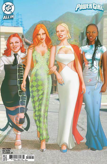 POWER GIRL #20 CVR B W SCOTT FORBES CARD STOCK VAR