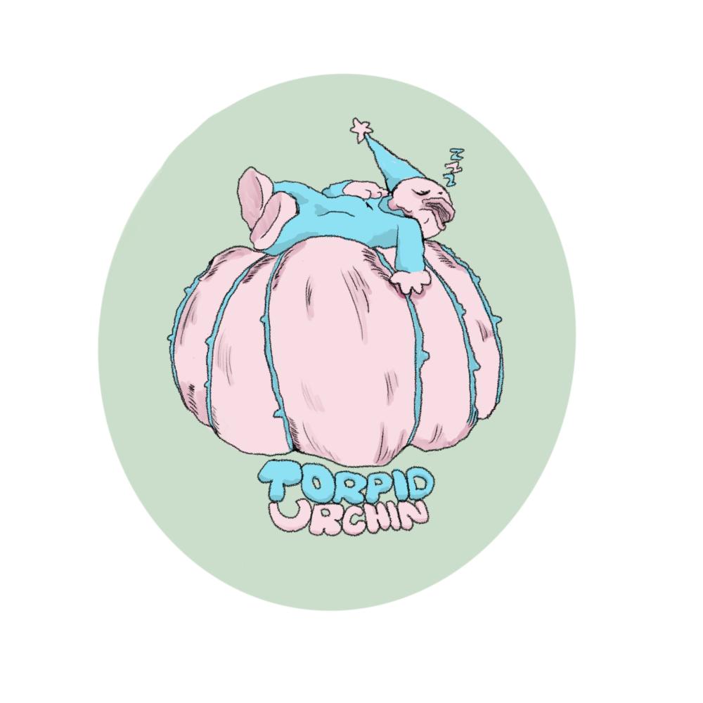 Torpidurchin Logo Sticker by Torpid Urchin – Comics Place