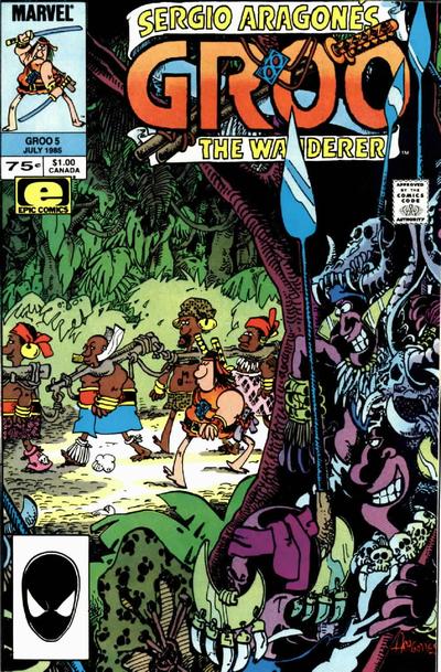Sergio Aragonés Groo the Wanderer 1985 #5 Direct ed. - back issue - $3.00