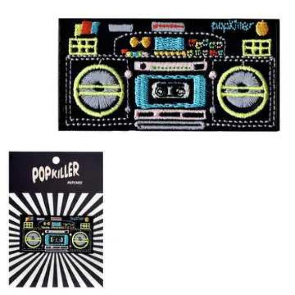 Boombox Sew/Iron on Patch By Popkiller
