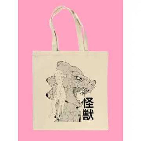 Popkiller Artist Series Acky Bright Kawaii Kaiju Tote Bag