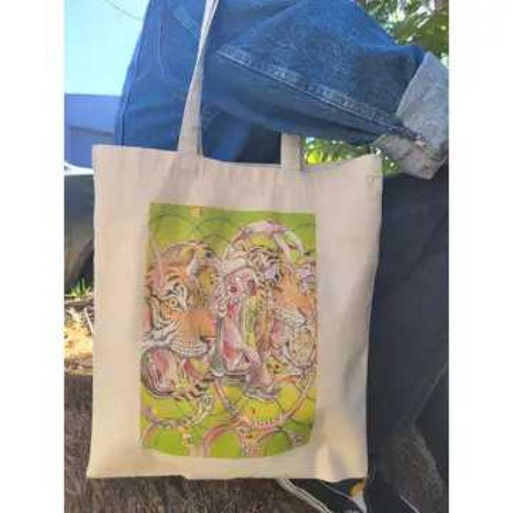 Popkiller Artist Series Shintaro Kago Tiger Factorization Tote Bag