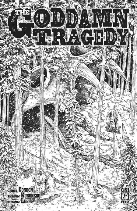 GODDAMN TRAGEDY #1 ONE SHOT CVR F INC 1:10 JENNA CHA BW VAR 1:10 INCV