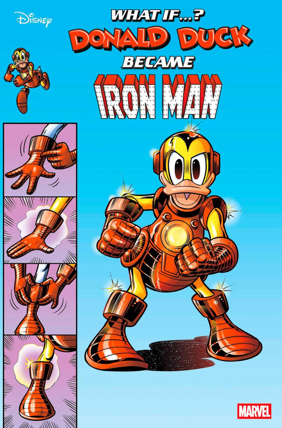 MARVEL AND DISNEY WHAT IF DONALD DUCK BECAME IRON MAN #1 CVR A