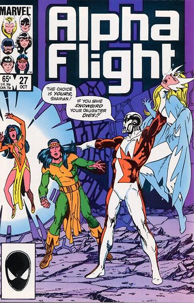 Alpha Flight 1983 #27 Direct ed. - back issue - $4.00