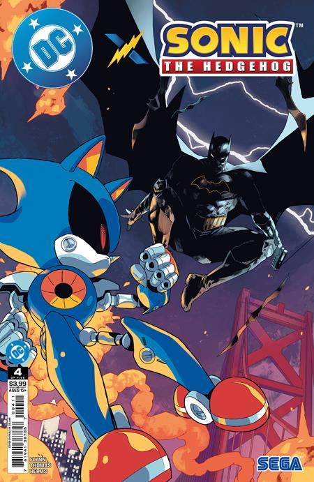 DC X SONIC THE HEDGEHOG #4 CVR A PABLO M COLLAR OF 5
