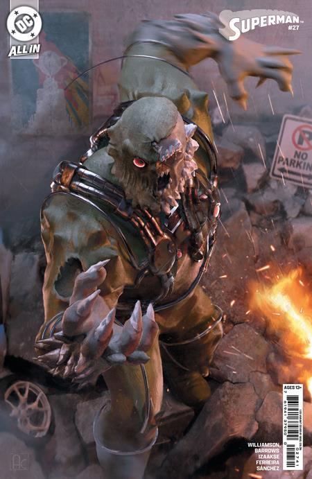 SUPERMAN #27 CVR H INC 1:25 ARIEL COLON CARD STOCK VAR 1:25 INCV