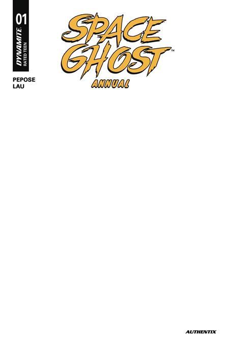 SPACE GHOST ANNUAL #1 (ONE SHOT) CVR E BLANK AUTHENTIX VAR