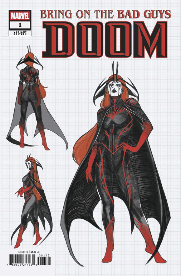 BRING ON THE BAD GUYS DOOM #1 ALESSANDRO CAPPUCCIO DESIGN VAR 1:10 INCV