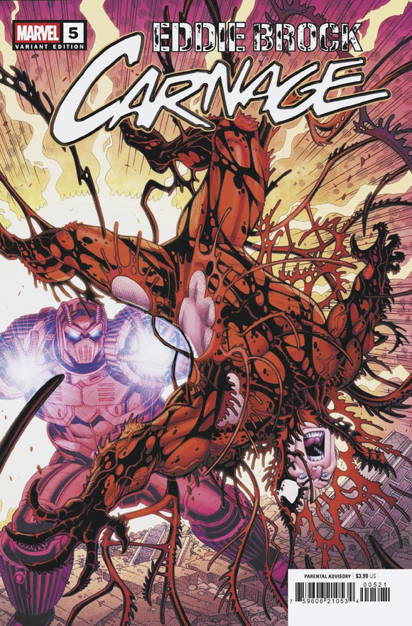 EDDIE BROCK CARNAGE #5 NICK BRADSHAW BRING ON THE BAD GUYS VAR CVR B