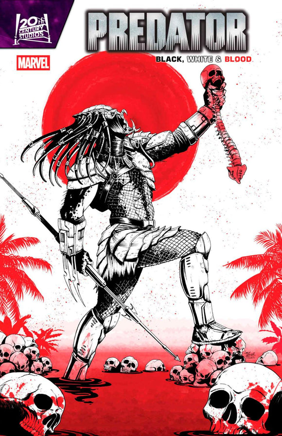 PREDATOR BLACK WHITE AND BLOOD #2 CVR A