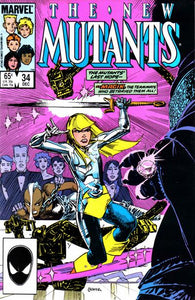 The New Mutants 1983 #34 Direct ed. - back issue - $4.00