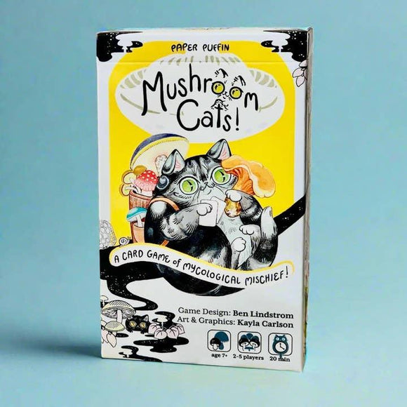 Mushroom Cats! A Card Game of Mycological Mischief by Paper Puffin