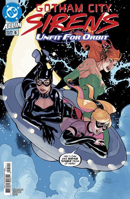GOTHAM CITY SIRENS UNFIT FOR ORBIT #5 CVR A TERRY DODSON & RACHEL DODSON (OF 5)
