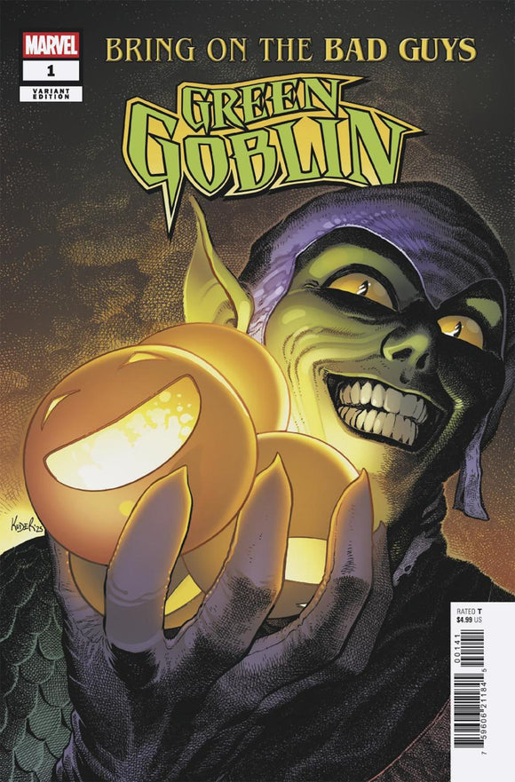 BRING ON THE BAD GUYS GREEN GOBLIN #1 AARON KUDER VAR CVR D