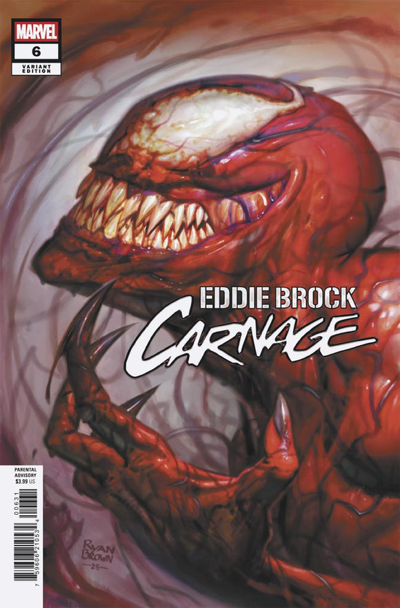 EDDIE BROCK CARNAGE #6 RYAN BROWN VAR CVR C