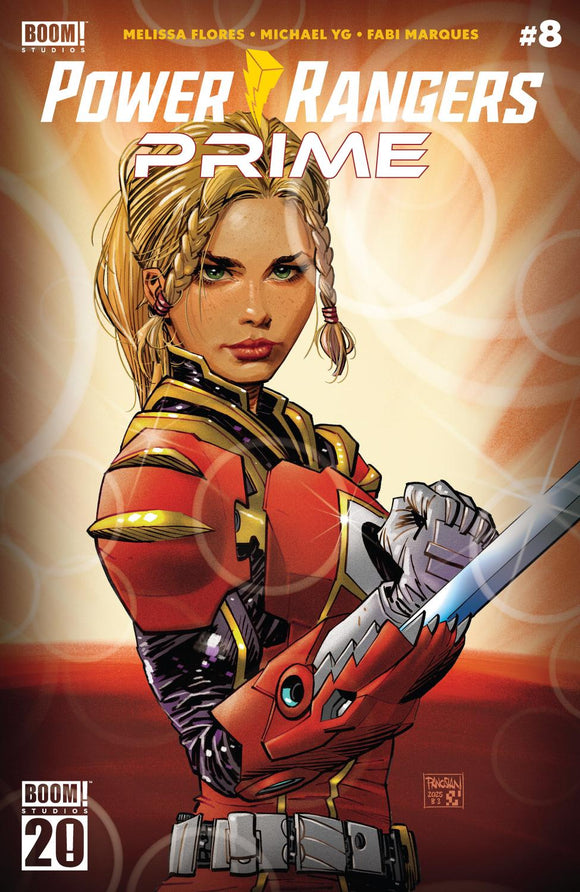 POWER RANGERS PRIME #8 C BOOM 20TH ANNIVERSARY VAR DRESSED PANOSIAN CVR C