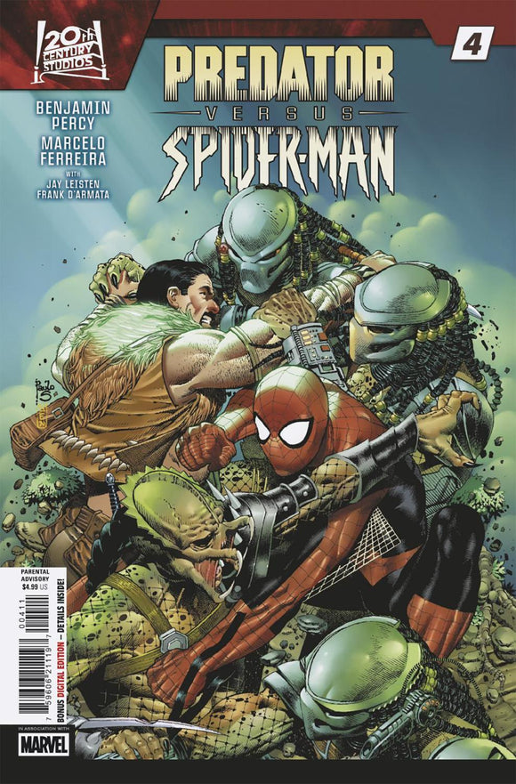 PREDATOR VS SPIDER-MAN #4 CVR A