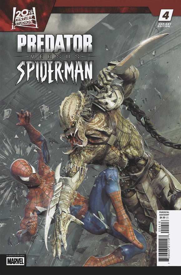 PREDATOR VS SPIDER-MAN #4 BJORN BARENDS VAR 1:25 INCV