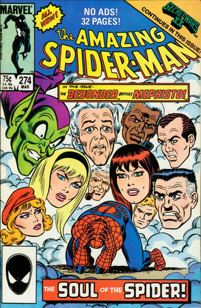 The Amazing Spider-Man 1963 #274 Direct ed. - back issue - $4.00