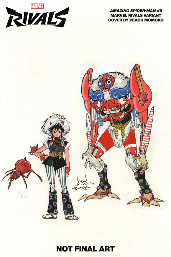 AMAZING SPIDER-MAN #6 PEACH MOMOKO MARVEL RIVALS VAR CVR F