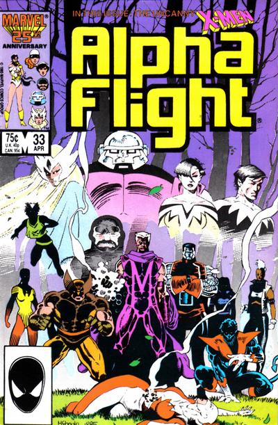 Alpha Flight 1983 #33 Direct ed. - back issue - $15.00