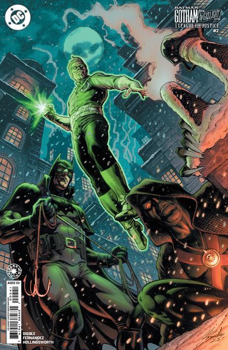 BATMAN GOTHAM BY GASLIGHT A LEAGUE FOR JUSTICE #2 CVR D INC 1:25 MARCO SANTUCCI CARD STOCK VAR OF 6 1:25 INCV