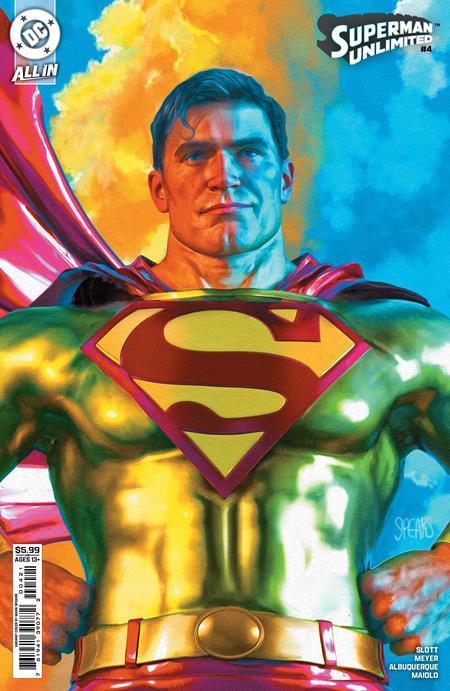 SUPERMAN UNLIMITED #4 CVR B MARK SPEARS CARD STOCK VAR