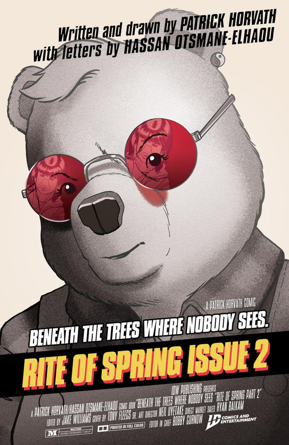 BENEATH THE TREES WHERE NOBODY SEES RITE OF SPRING #2 VAR B FLEECS MOVIE HOMAGE COVER CVR B