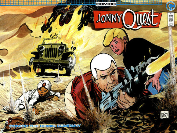 Jonny Quest 1986 #1 Direct ed. - back issue - $4.00
