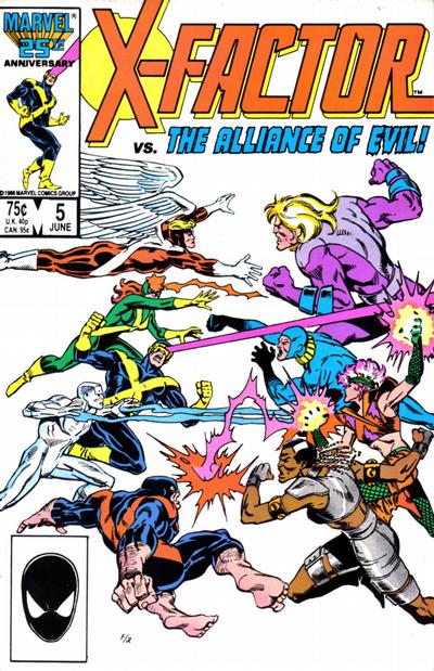 X-Factor 1986 #5 Direct ed. - 9.4 - $15.00