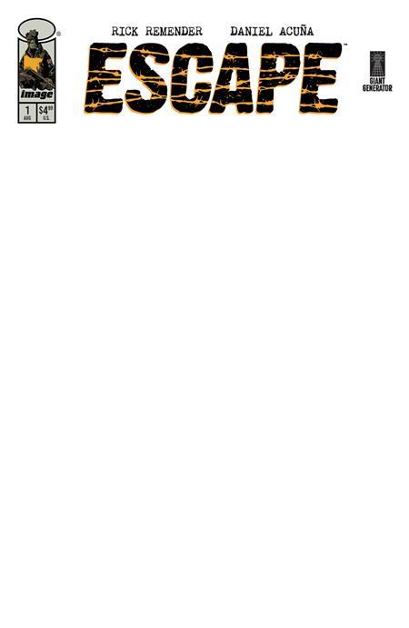 ESCAPE #1 CVR G BLANK SKETCH VAR