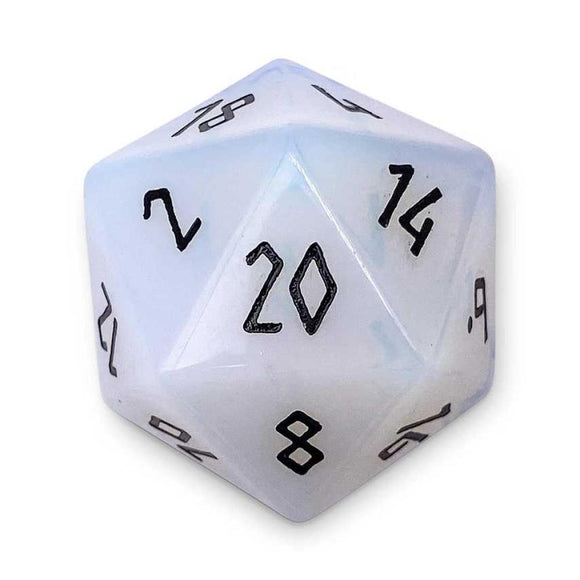 Opalite - Boulder 30mm Gemstone Dice