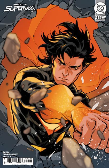 ABSOLUTE SUPERMAN #11 CVR D INC 1:25 KARL KERSCHL CARD STOCK VAR