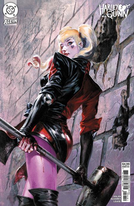 HARLEY QUINN #54 CVR D GABRIELE DELL OTTO GOTHAM CARD STOCK VAR