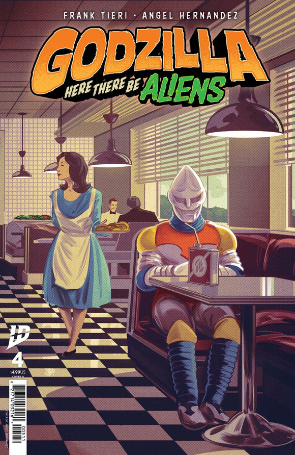 GODZILLA HERE THERE BE ALIENS #4 VAR B HERNANDEZ CVR B